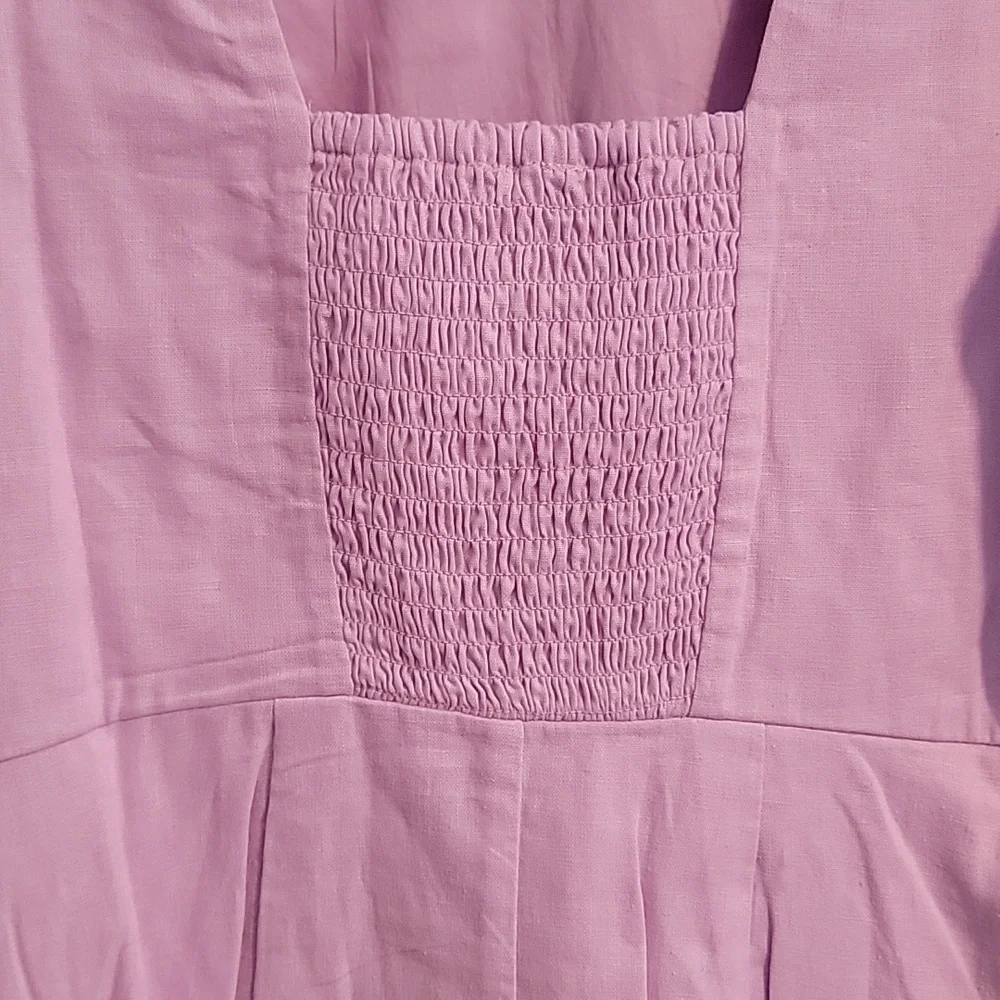 Ann Taylor Lavender Long Sleeve Dress - Picture 3 of 9